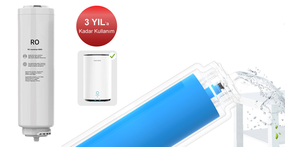 Ters ozmoz membran filtre nedir?